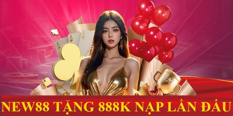 Nạp Lần Đầu - Nhận Ngay 2 Ưu Đãi Tân Binh Siêu Hot New88 7 Ưu đãi nạp lần đầu giá trị lên tới 8.888k từ New88